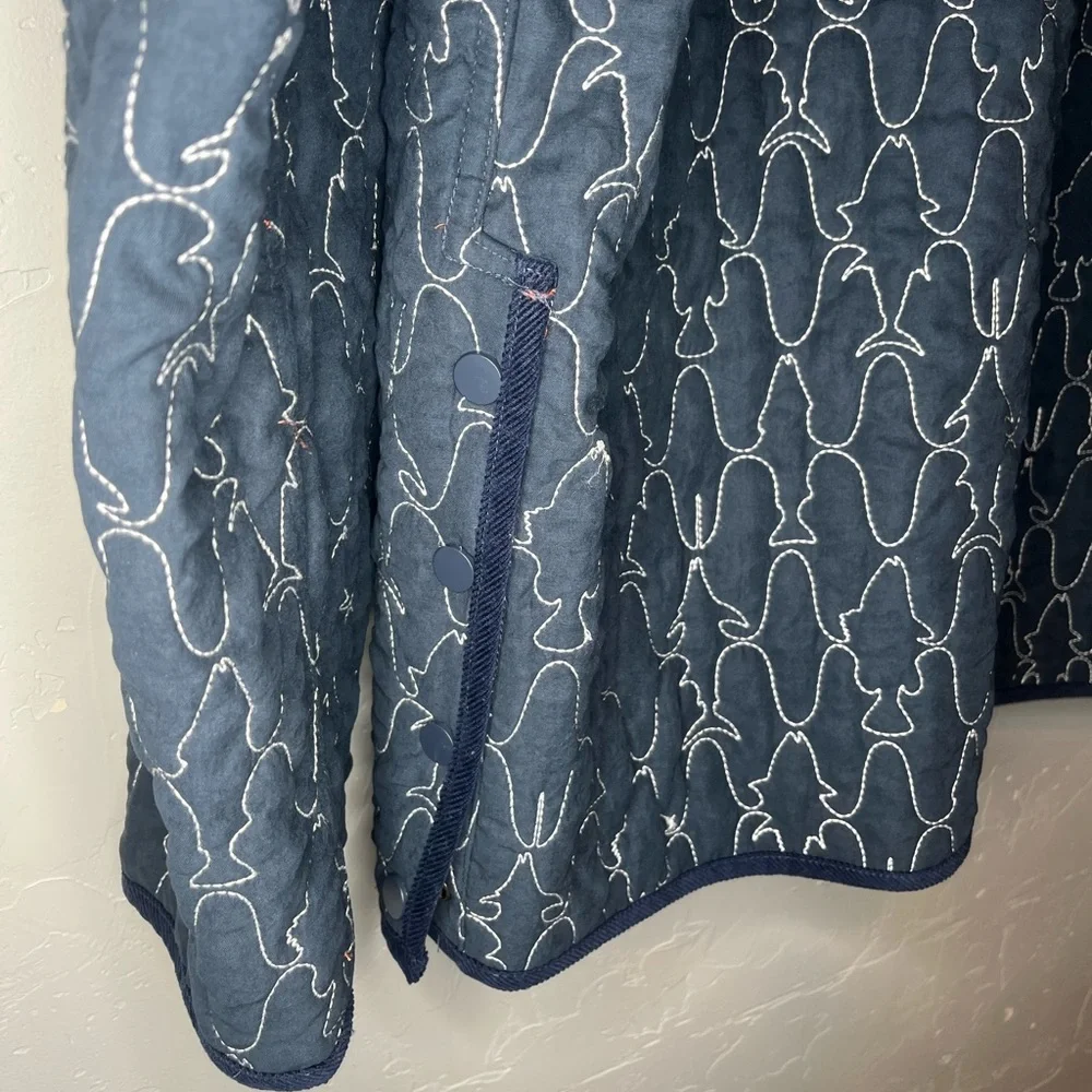 Tombolo Dark N’ Stormy Quilt Jacket Waterproof Reversible Unisex XXL - Picture 10 of 13